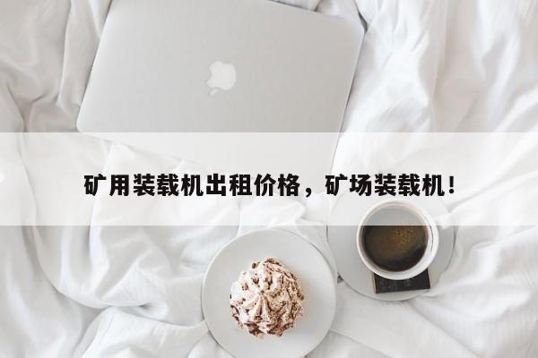礦用裝載機出租價格，礦場裝載機！