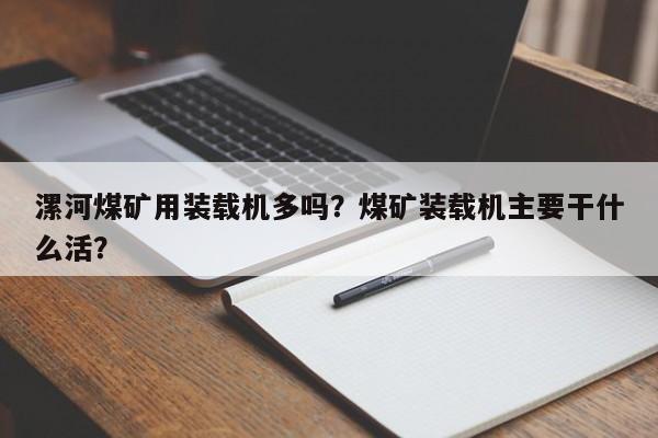 漯河煤礦用裝載機(jī)多嗎？煤礦裝載機(jī)主要干什么活？