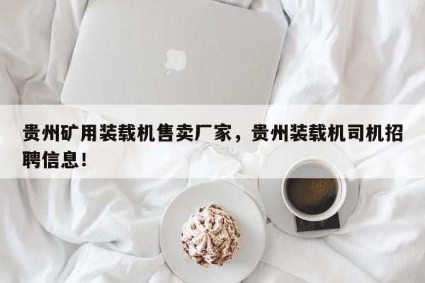 貴州礦用裝載機售賣廠家，貴州裝載機司機招聘信息！