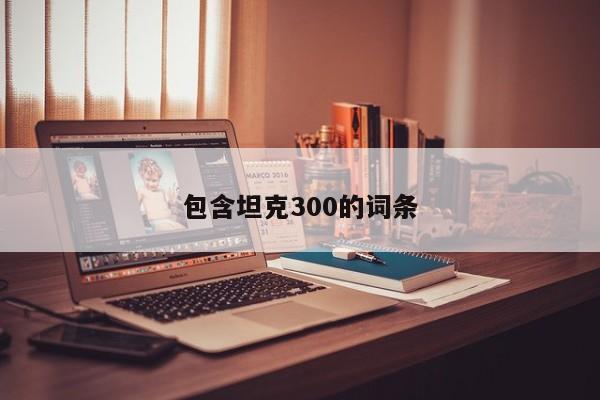 包含坦克300的詞條